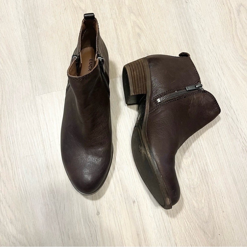 Lucky Brand Brown Ankle Boots